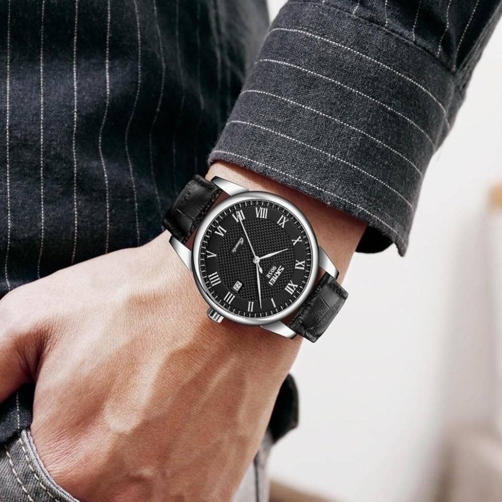 Skmei Black and Silver Men's Watch - Picture 5 of 7